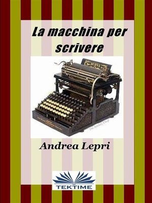 cover image of La Macchina Per Scrivere